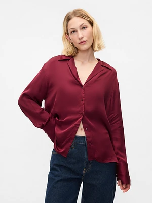 Satin Relaxed Shirt