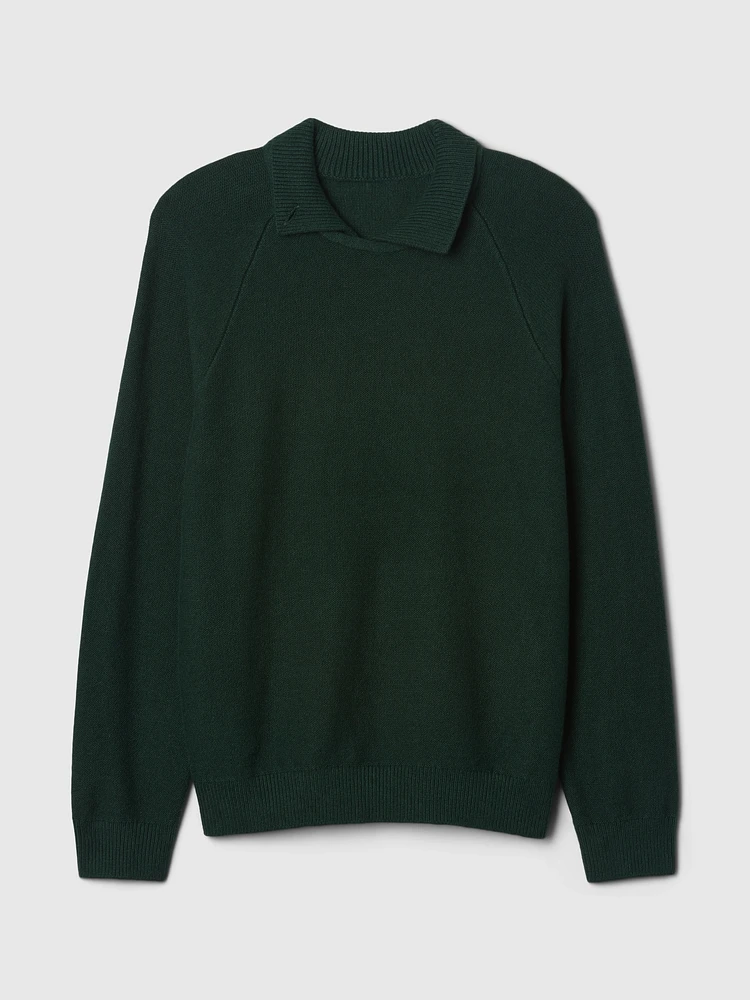 CashSoft Sweater Polo Shirt