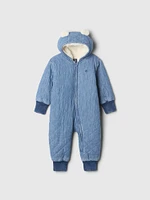 Baby Quilted Cozy Chambray One-Piece