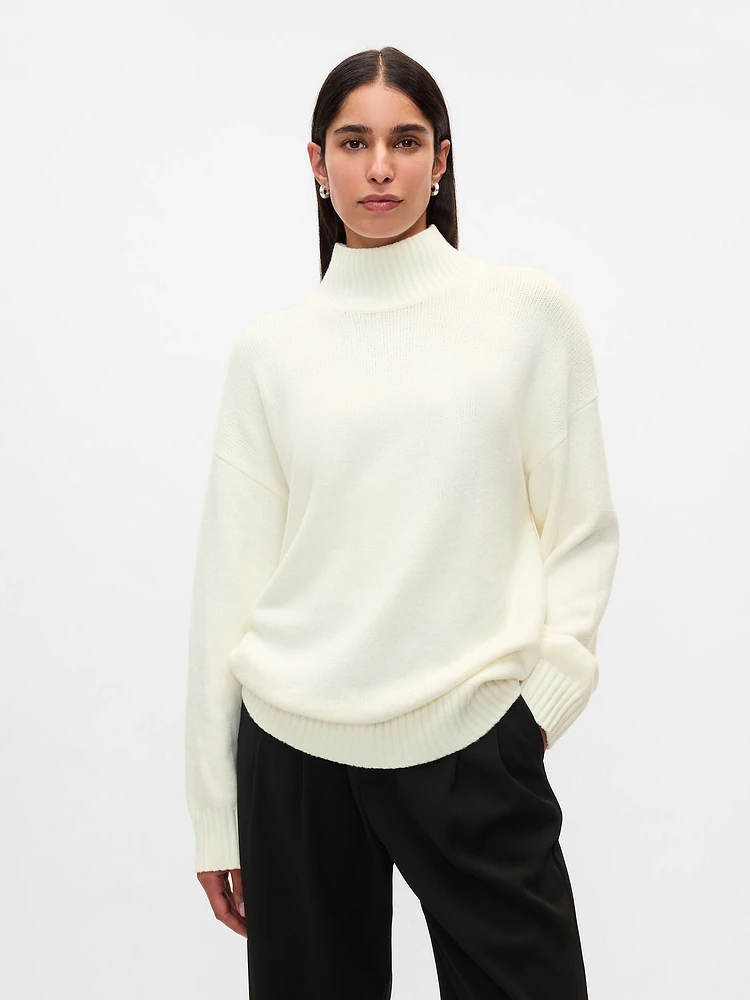 CashSoft Mockneck Sweater