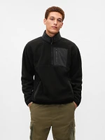 Sherpa Half-Zip Pullover