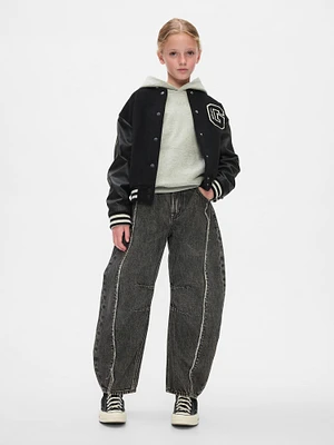 Kids Mid Rise Horseshoe Jeans