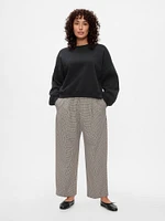 365 High Rise Brushed Twill Pleated Taper Trousers