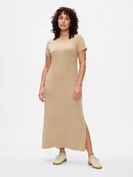 Modern Rib Maxi T-Shirt Dress