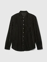 Velvet Relaxed Shirt