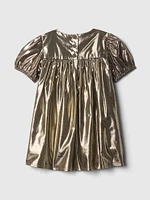 Baby & Toddler Metallic Bow Dress