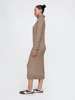 CashSoft Turtleneck Maxi Sweater Dress