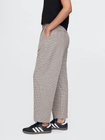 365 High Rise Brushed Twill Pleated Taper Trousers