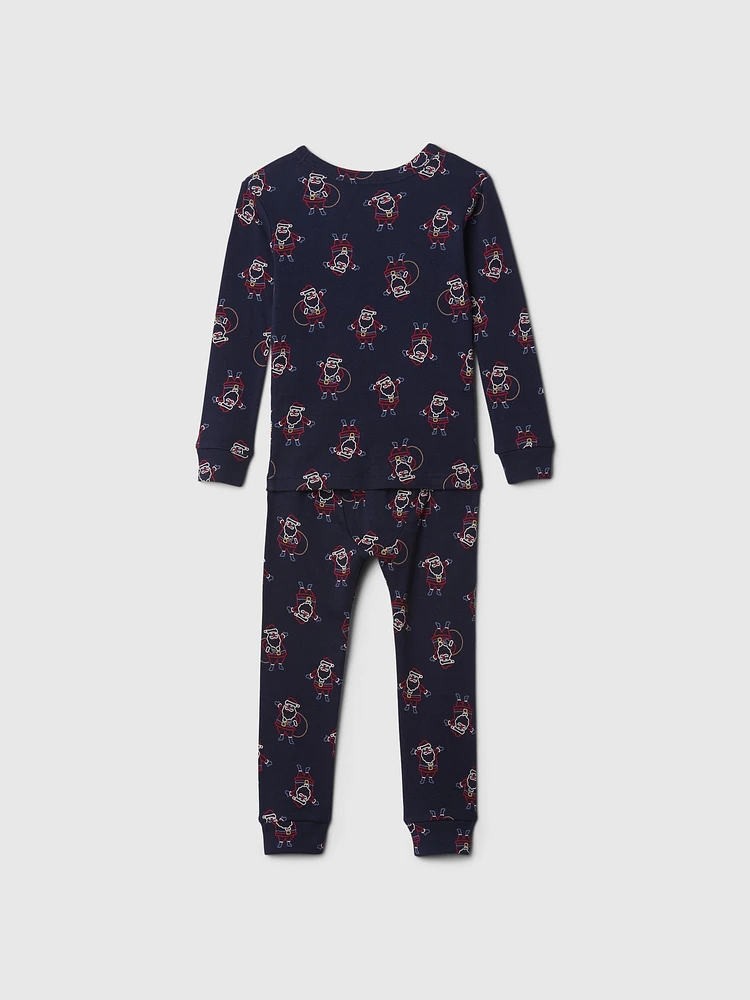Pyjama à motif des Fêtes en coton biologique babyGap