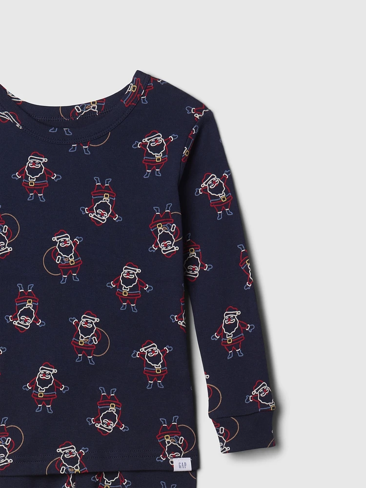 Pyjama à motif des Fêtes en coton biologique babyGap