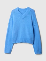 CashSoft Oversized V-Neck Sweater