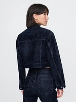 Cropped Icon Denim Jacket