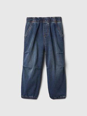 Pantalon parachute en denim ultra-confo pour Bébé et Tout-petit