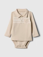 Baby Supima® Polo Shirt Bodysuit