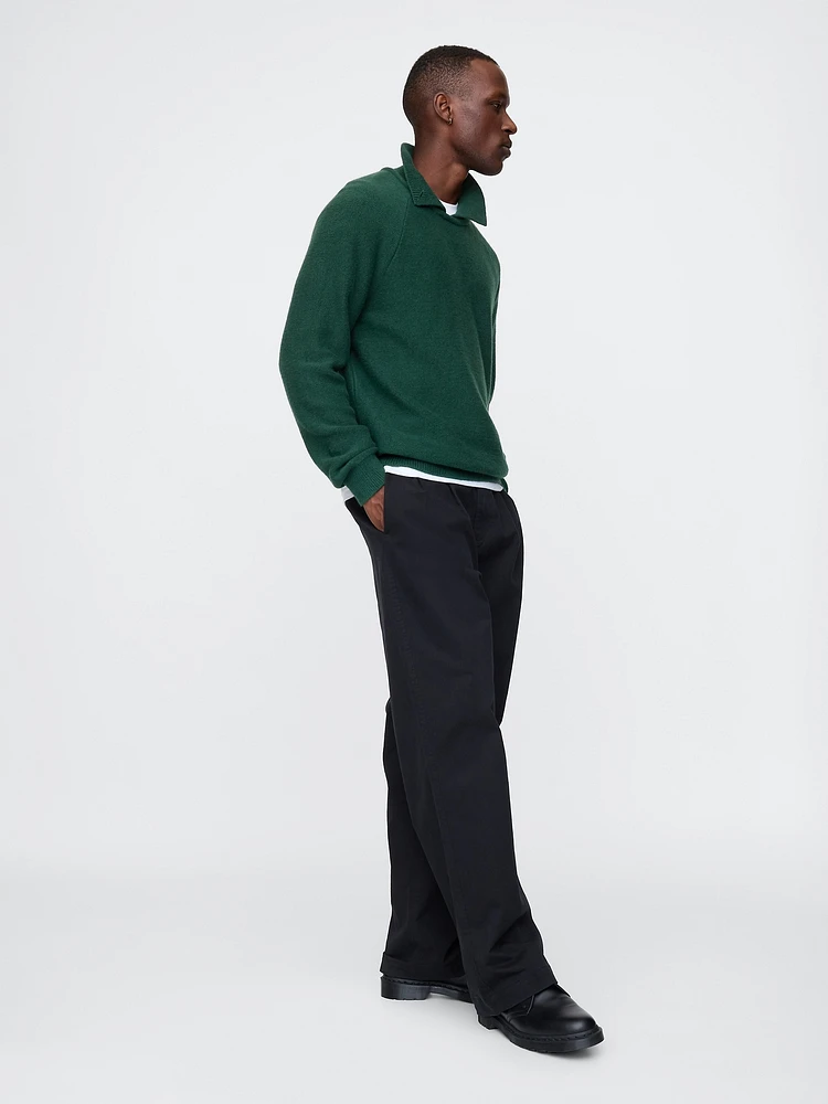 CashSoft Sweater Polo Shirt