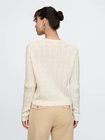 Cable-Knit Cardigan