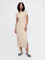 Modern Rib Maxi T-Shirt Dress