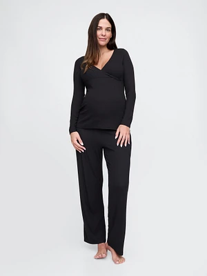 Maternity Rib PJ Set