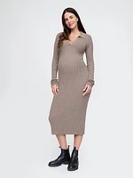 Maternity CashSoft Midi Sweater Dress