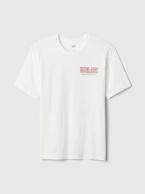 T-shirt à imprimé Elton John