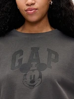 Gap × Mickey Mouse Cropped Logo Sweatshirt