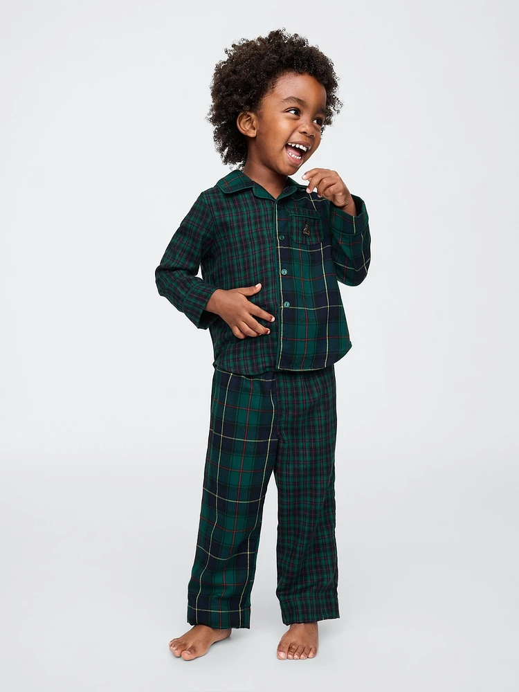 babyRecycled Flannel PJ set