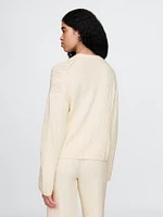 CashSoft Cable-Knit Sweater