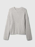 CashSoft Cable-Knit Sweater