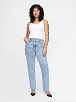 High Rise ';90s Straight Jeans