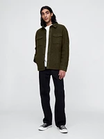 Textured Utility Shirt Jacket