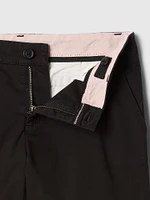 Kids Mid Rise Uniform Bermuda Shorts