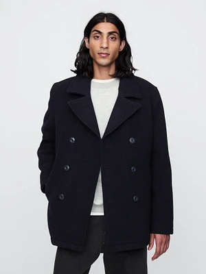 Wool-Blend Peacoat