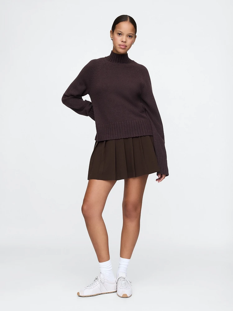 Pleated Mini Skort