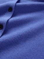 CashSoft Rib Polo Shirt Cardigan