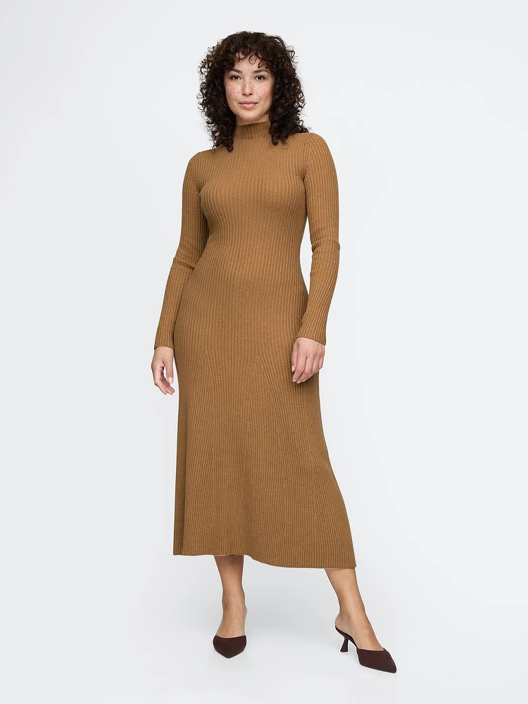 CashSoft Rib Sweater Maxi Dress
