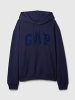 Oversized Chenille Logo Hoodie