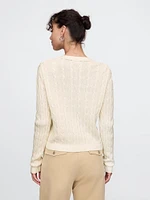 Cable-Knit Cardigan