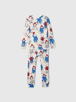 Pyjama Paddington en coton biologique brossé pour Bébé et Tout-petit