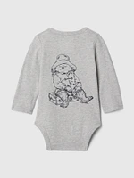 Baby Paddington Organic Cotton Embroidered Bodysuit