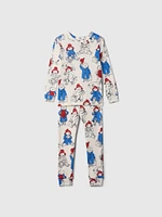 Pyjama Paddington en coton biologique brossé pour Bébé et Tout-petit