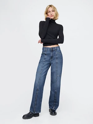 Mid Rise ';90s Loose Jeans