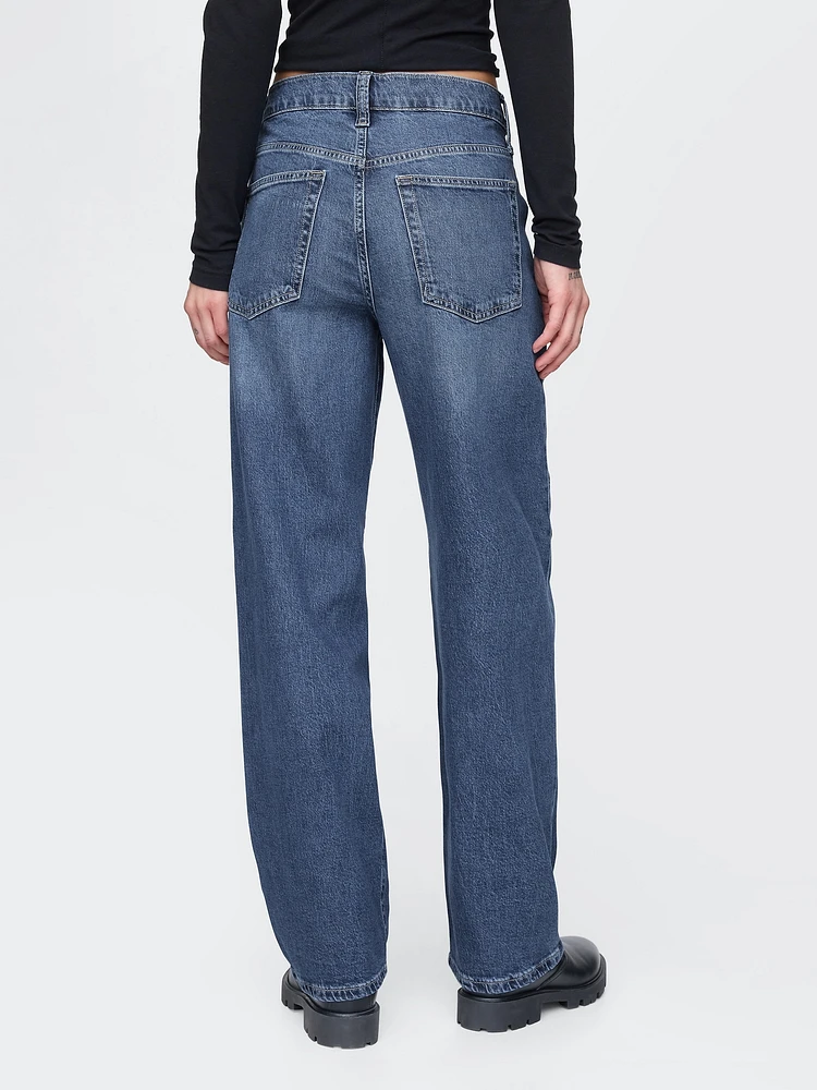 Mid Rise '90s Loose Jeans