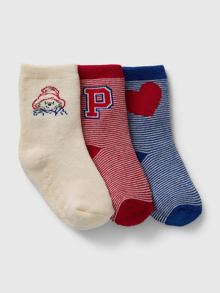 Baby Paddington Organic Cotton Crew Socks