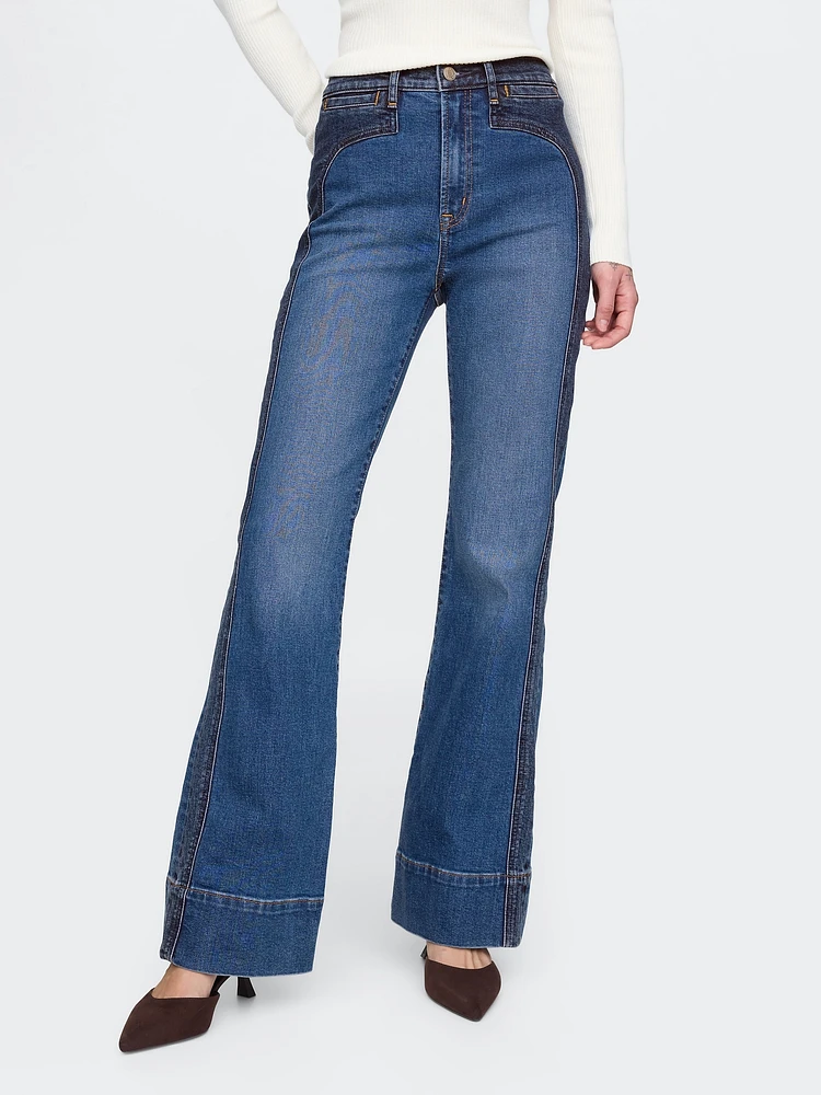 High Rise '70s Flare Jeans