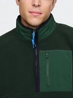 Sherpa Half-Zip Pullover