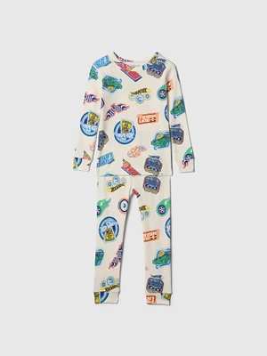 Pyjama Hot Wheels en coton biologique brossé pour Bébé et Tout-petit