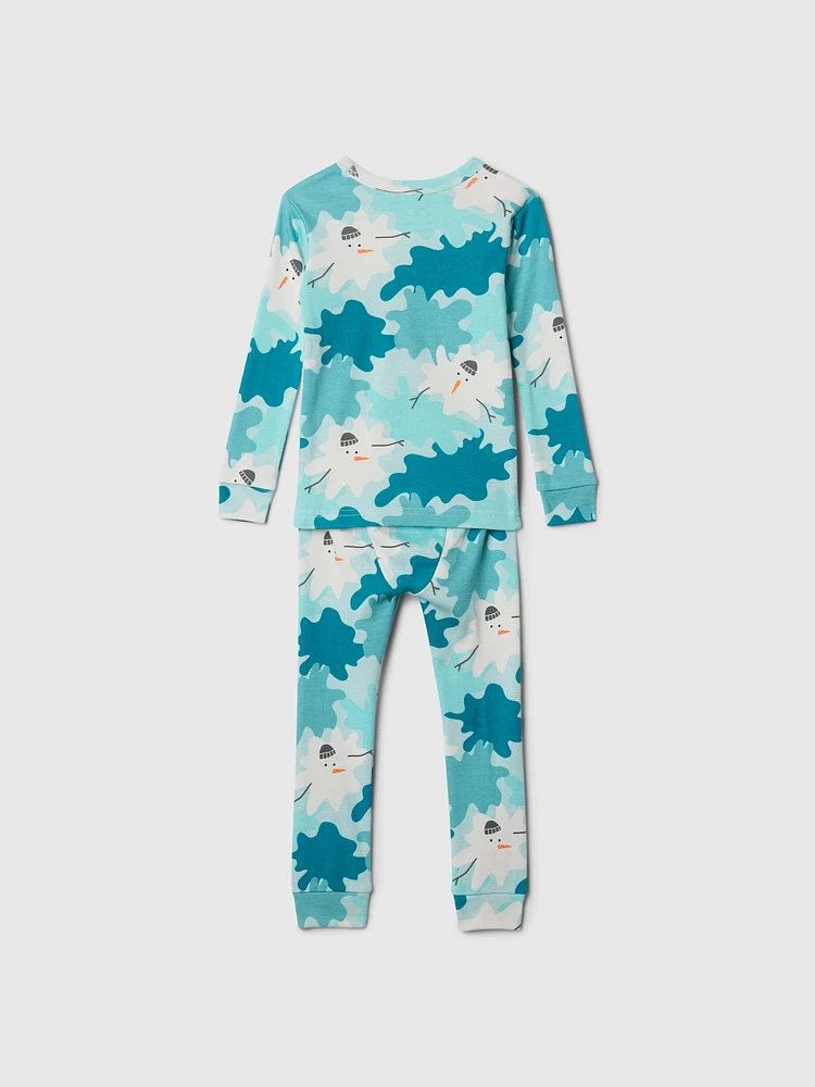 Pyjama en coton biologique brossé babyGap