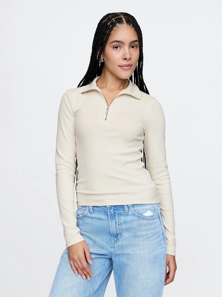 Modern Rib Half-Zip Pullover