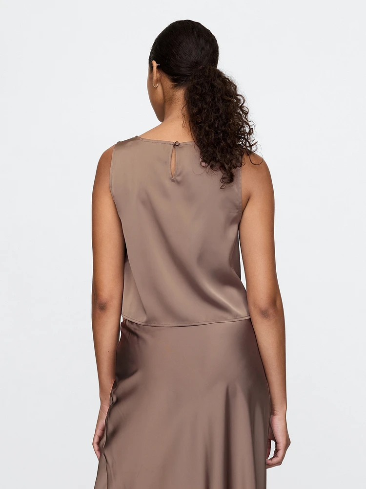 Recycled Satin Shell Tank