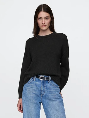 100% Cotton Relaxed Sweater